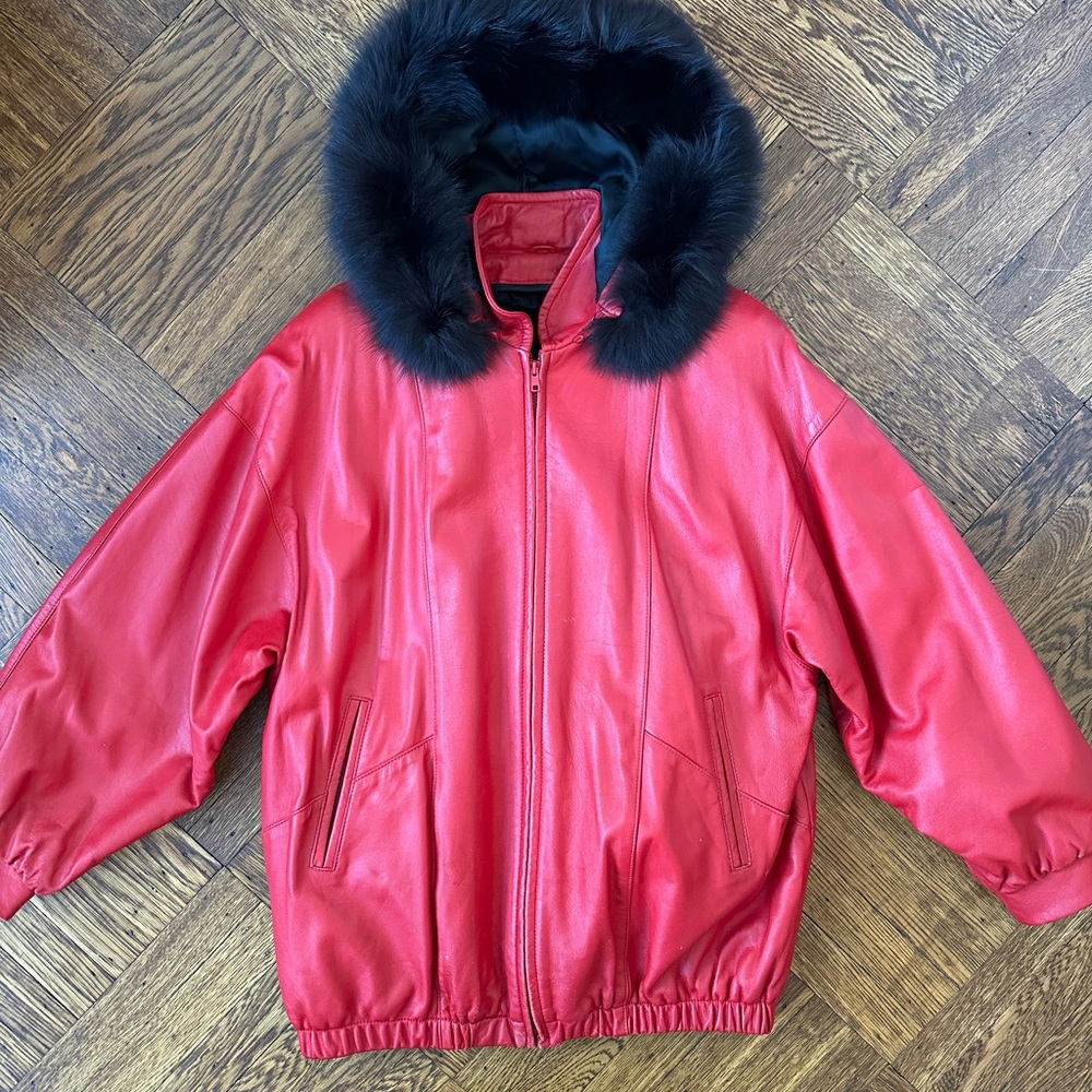 1980s Custom Kid Leather Bomber Jacket